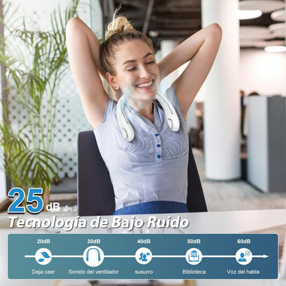 Ventilador de Cuello Portátil 360°