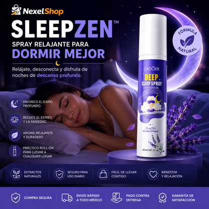 SleepZen™ | Spray Relajante para Dormir Mejor