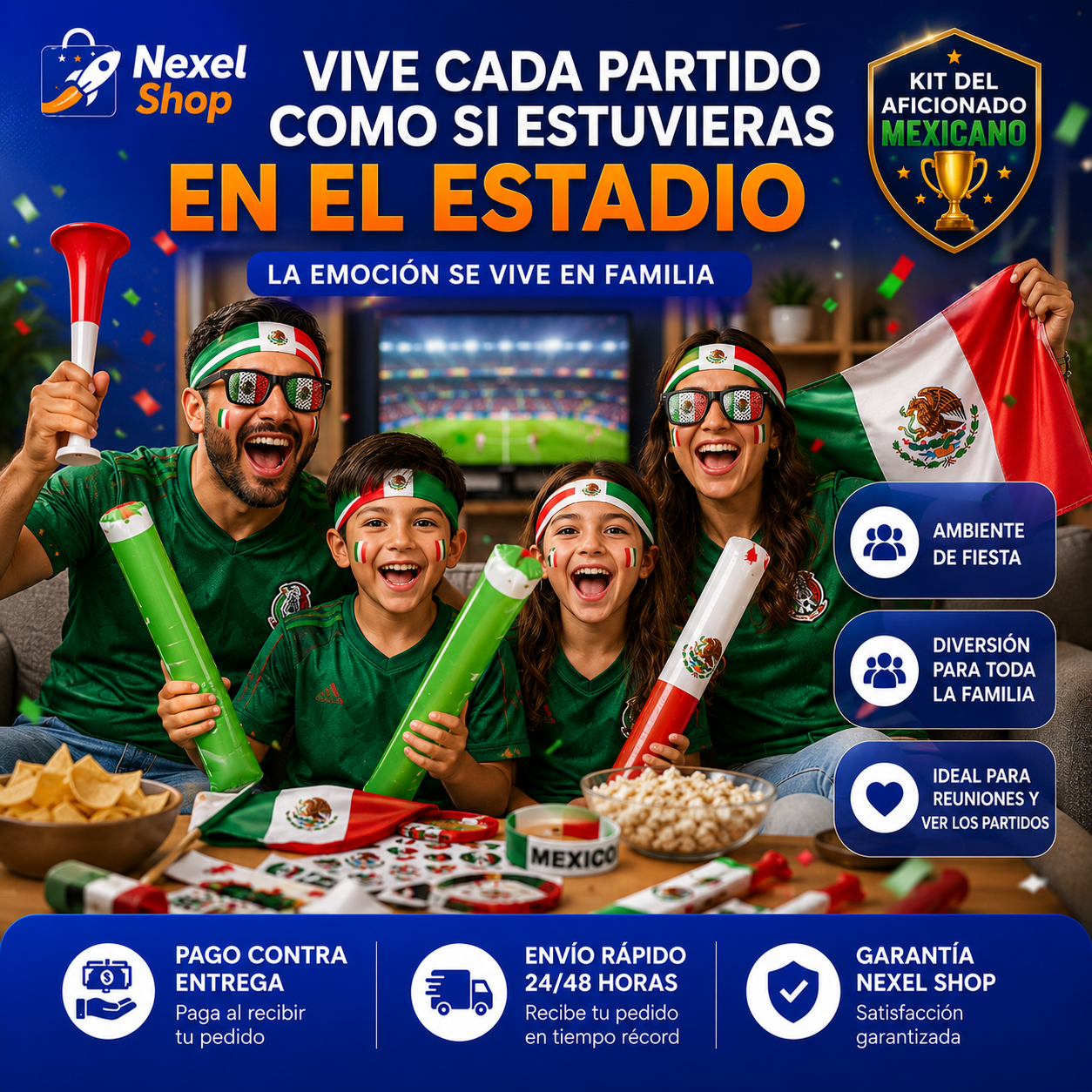 Kit del Aficionado México 12 Accesorios