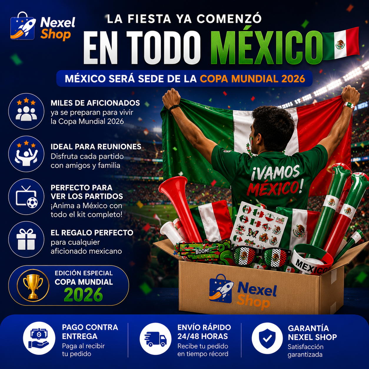 Kit del Aficionado México 12 Accesorios