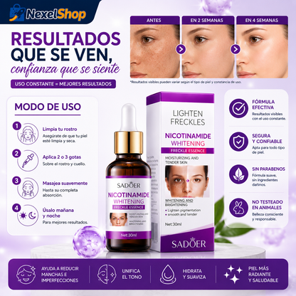 Serum Blanqueador Aclarante quita mancha