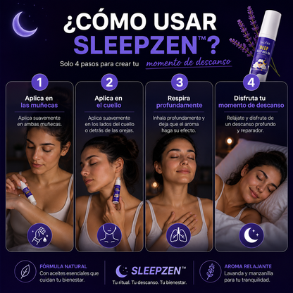 SleepZen™ | Spray Relajante para Dormir Mejor