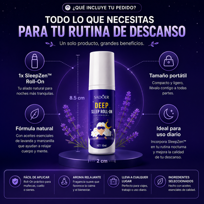 SleepZen™ | Spray Relajante para Dormir Mejor