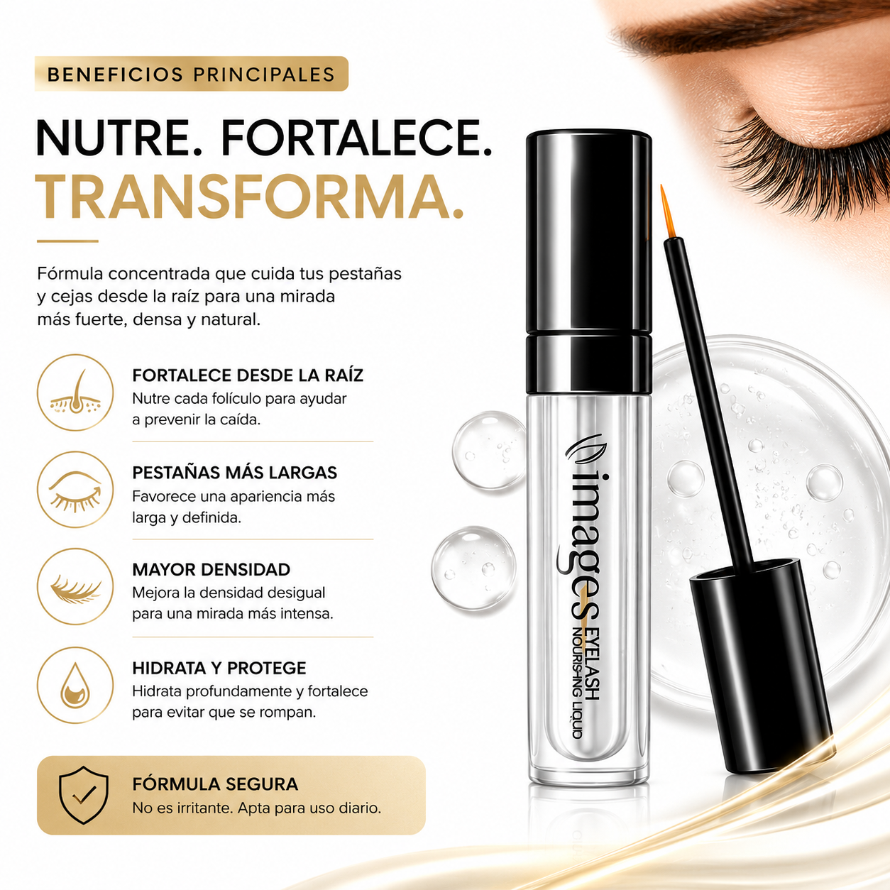 NexelLash™ Sérum de Crecimiento para Cejas y Pestañas
