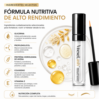 NexelLash™ Sérum de Crecimiento para Cejas y Pestañas