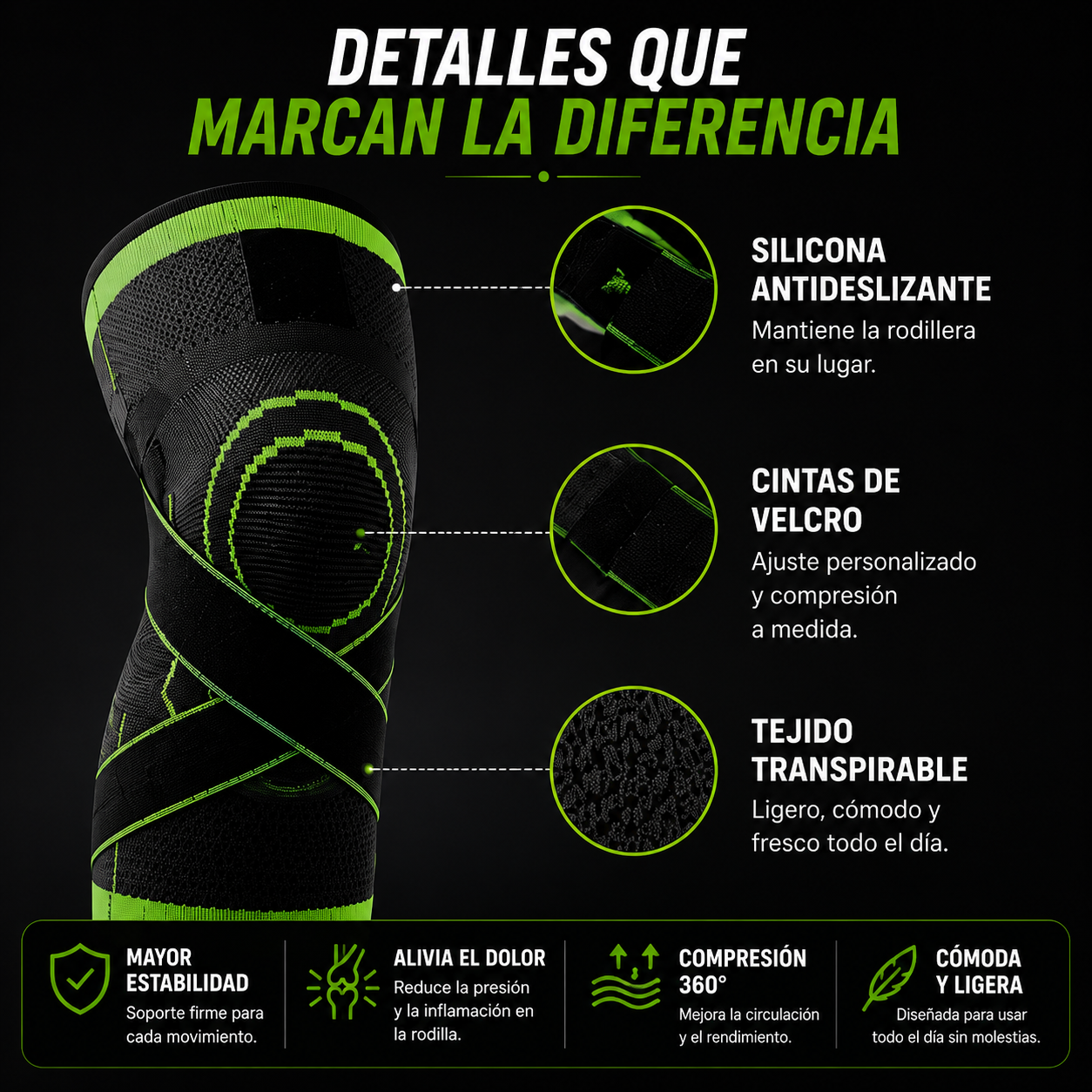 NexelFlex™ Rodillera Ortopédica Ajustable