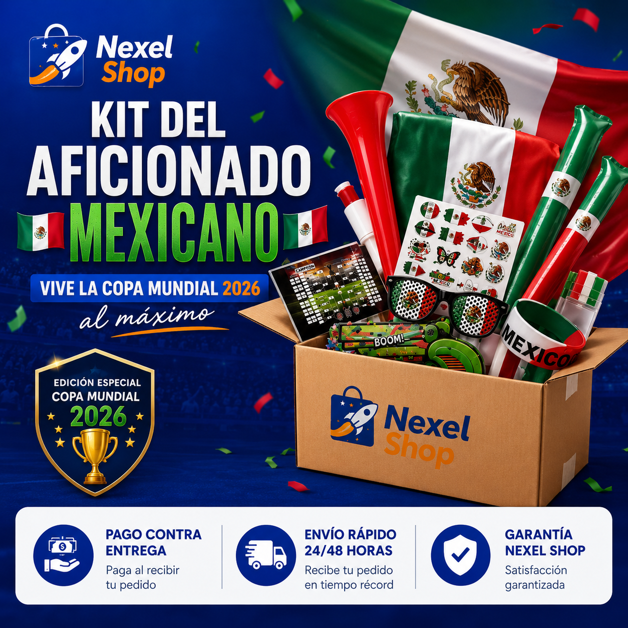 Kit del Aficionado México 12 Accesorios